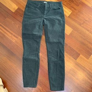 J Crew corduroy toothpick pants